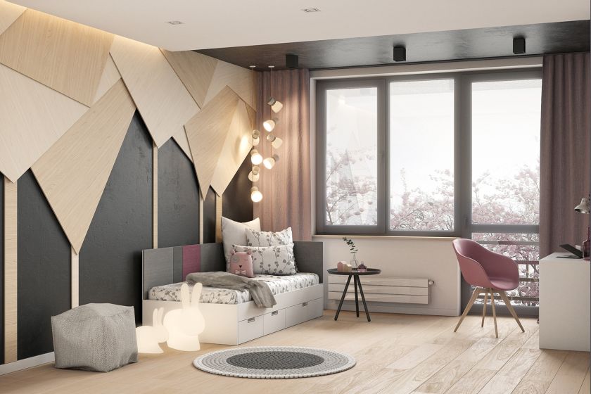 ściany w pokoju nastolatka