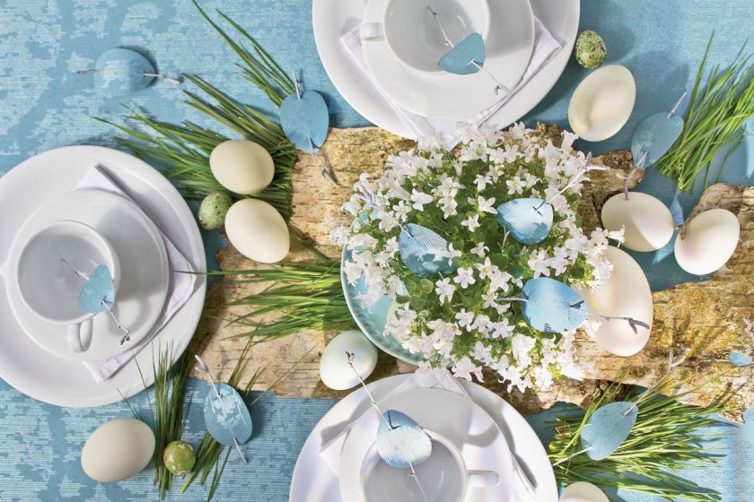 wielkanoc dekoracje stołu