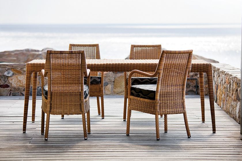 Stolik z kolekcji Green i fotele Camp, Patt Mebel