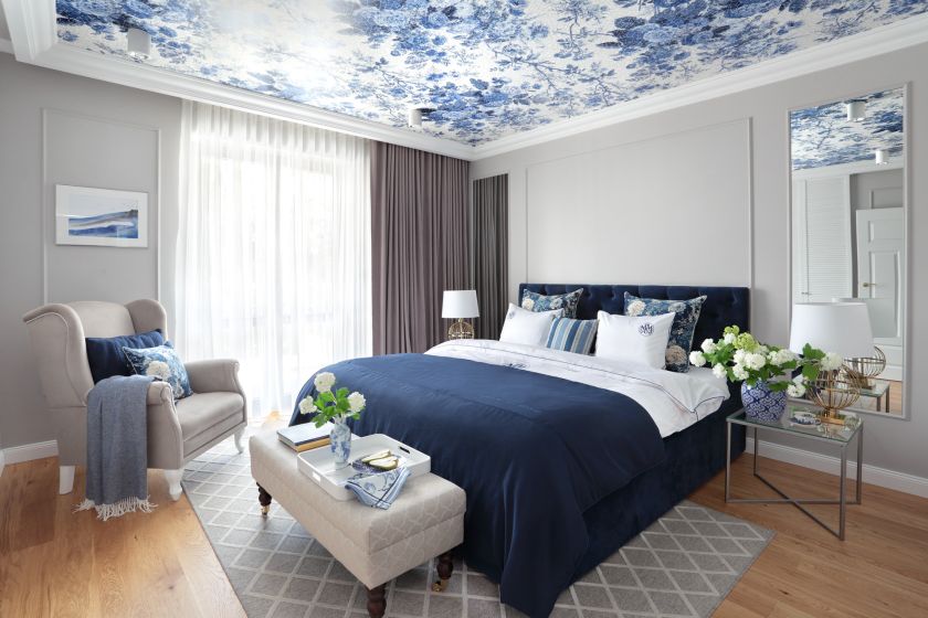 Aranżacja sypialni, w której odpoczywają zmysły