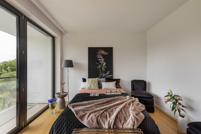 sypialnia w stylu nowojorskim zdjęcia