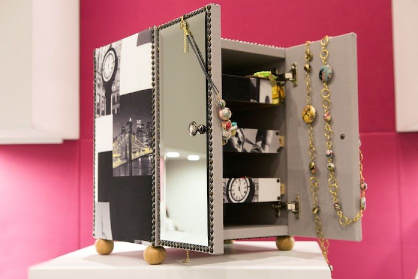 Fantazyjne szkatułki na biżuterię