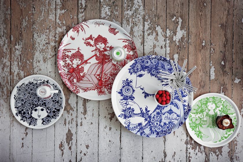 Talerze z serii: Amelia , Felicia , Rosamunde , Rosalinde , współczesne