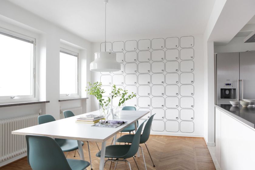 Tapeta Family planner, Mr Perswall. Co potrafi tapeta