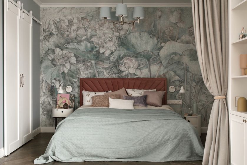 sypialnia nastolatki w stylu modern classic