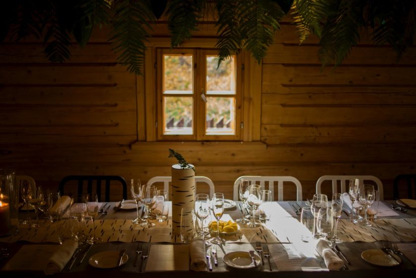 Podczas kolacji One w Hotelu SPA Dr Irena Eris Wzgórza dylewskie serwowano wykwintne dania przygotowane