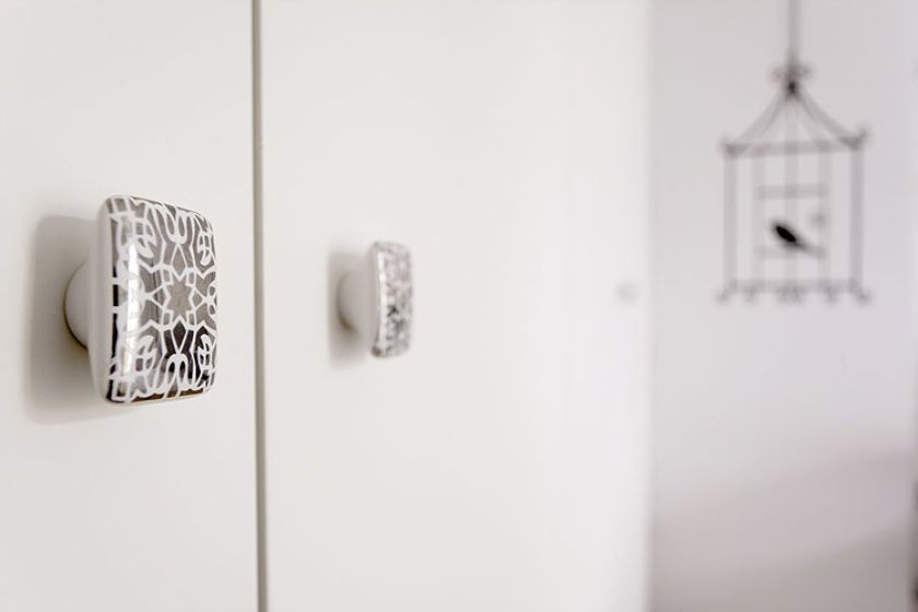 Uchwyty do szafek z Zara Home. Mieszkanie Anny Popek
