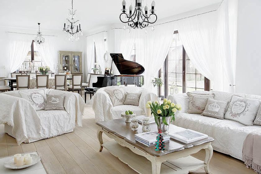 Urządzony w stylu francuskiego maison.