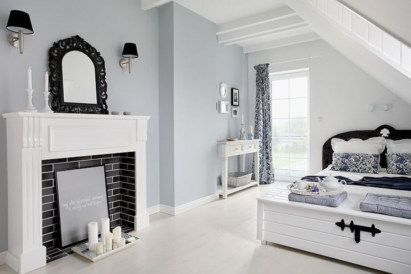 W tej aranżacji wnętrz znalazła połączenie amerykańska elegancja, angielska przytulność i skandynawska prostota.