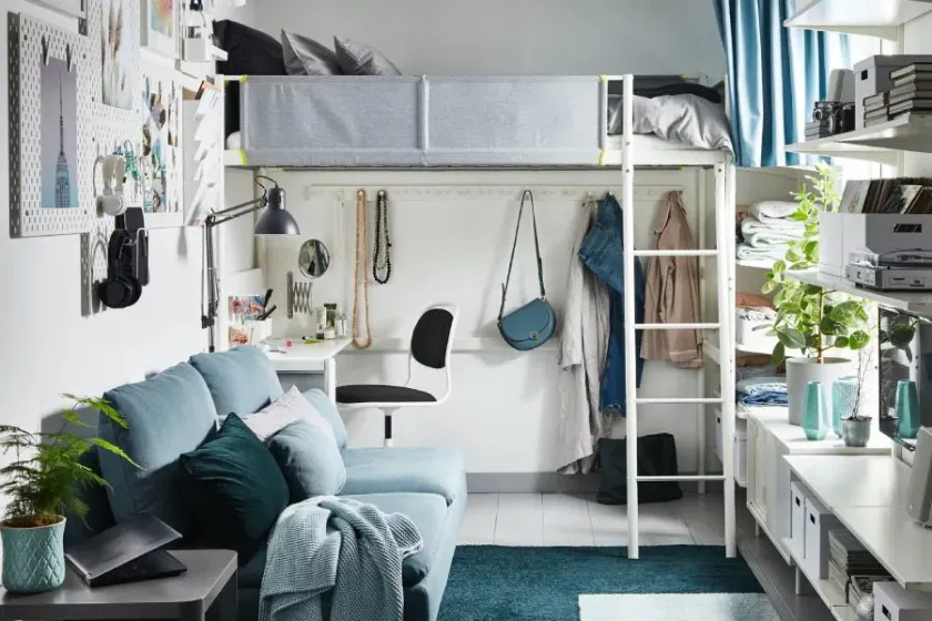 jak urządzić malutki salon w bloku