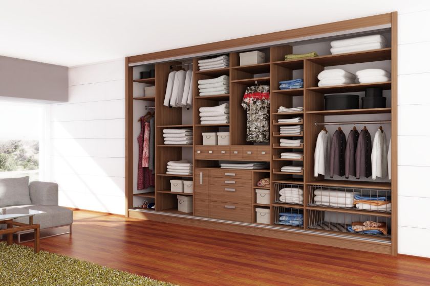 Dobrze zaprojektowane szafy i garderoby