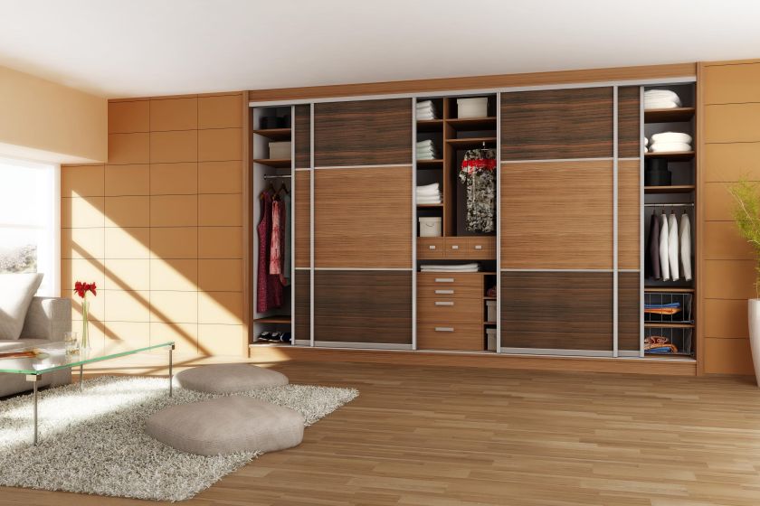 Dobrze zaprojektowane szafy i garderoby