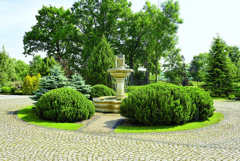 Zieleń, kamień i woda