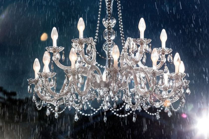 Żyrandol Drylight od Masiero. Zdjęcie: Luminosfera