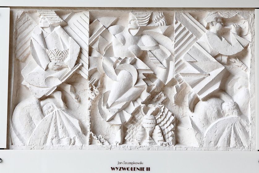Jan Szczepkowski Wyzwolenie II , fryz na gmachu Sejmu RP.