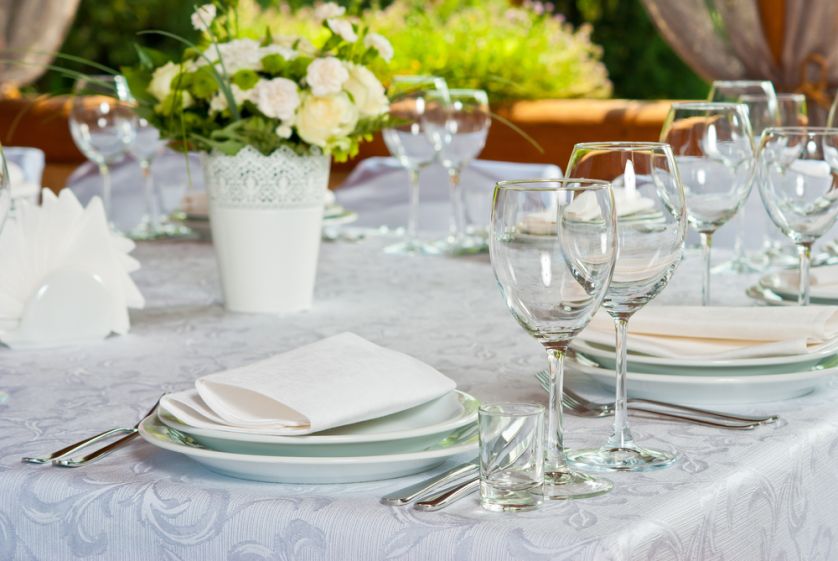 Dekoracje komunijne na stół