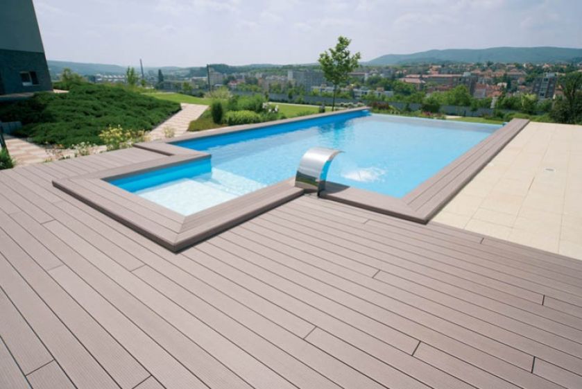 Taras Twinson z drewna i pcv. Cena deski ? 195 zł/m?. DECEUNINK