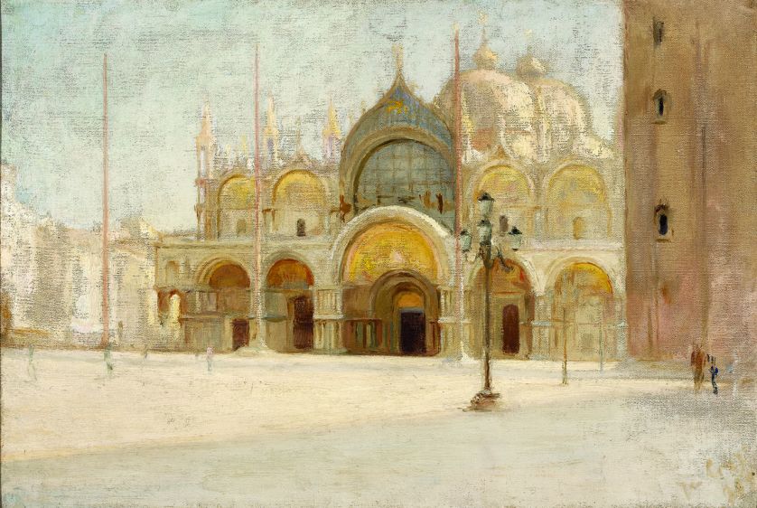 Plac świętego Marka w Wenecji 1894 r.