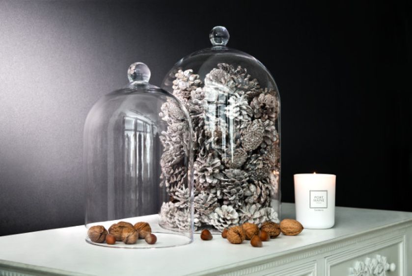 Dary natury: szyszki, orzechy, żołędzie. Można je wcześniej pomalować białą albo złotą farbą w spreju.