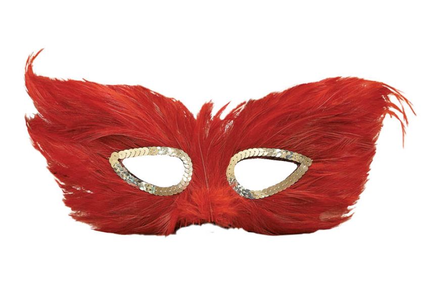 Maska karnawałowa z piór. Fot. Shutterstock.com