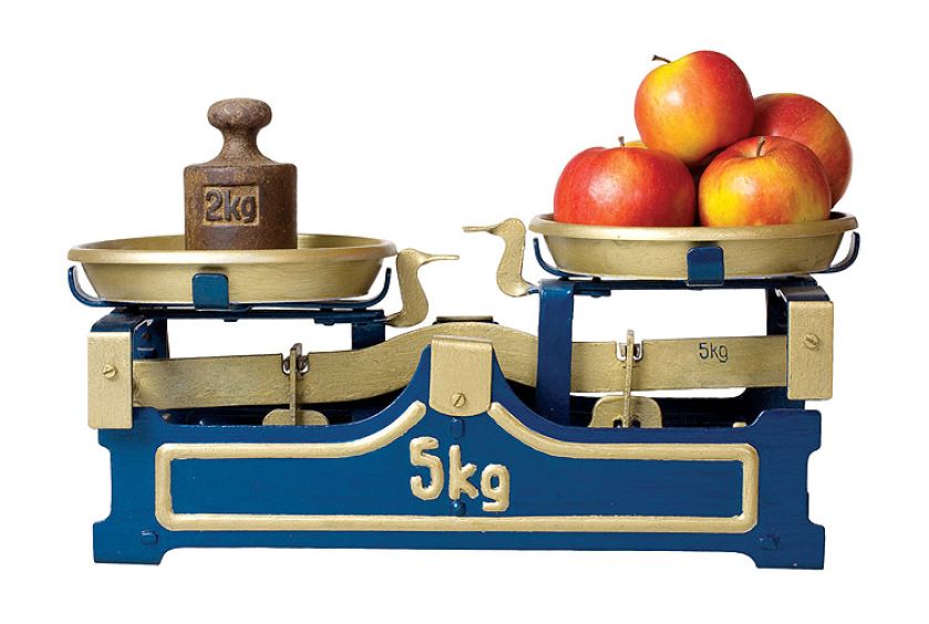 Stołowa, system beranger. Wagi kiedyś i dziś