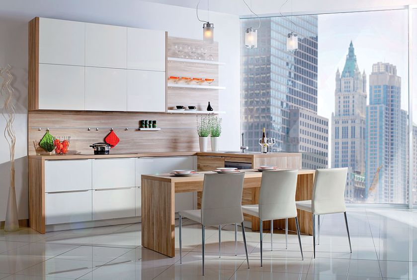 Drewniana Jukon z oświetleniem ledowym, MEBEL RUST