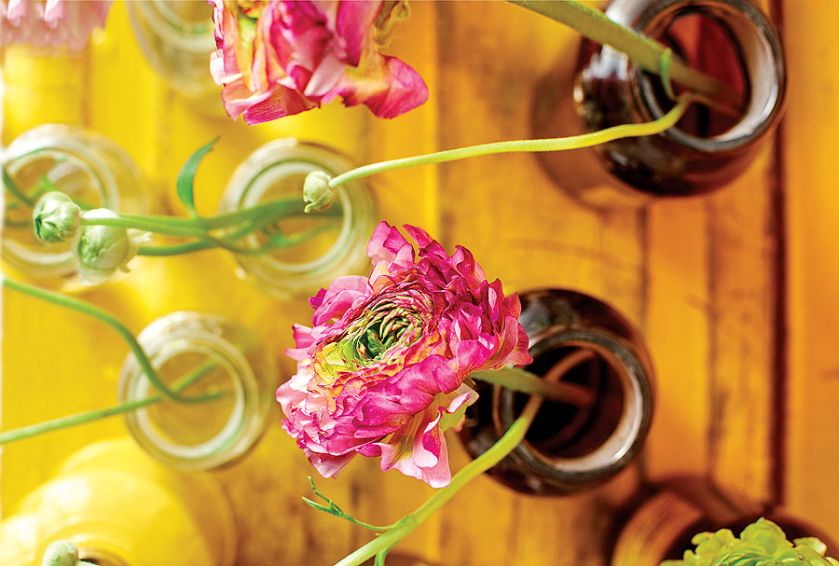 Każdy kwiat jest inny, dlatego potrzebuje osobnego naczynia.