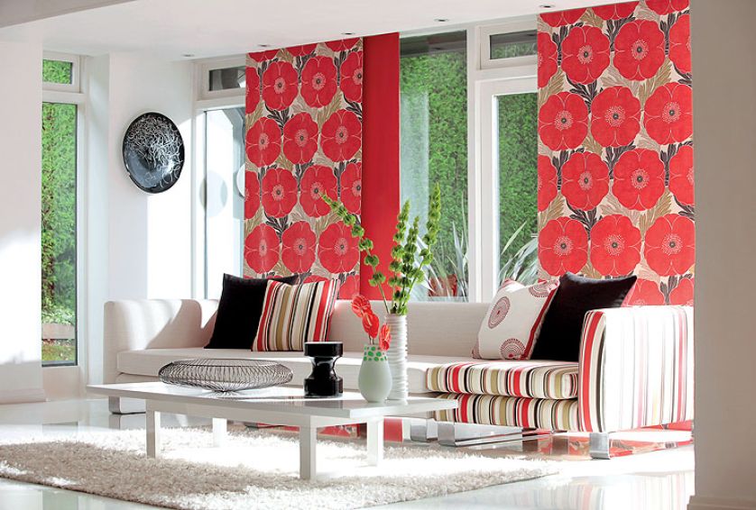 Kolekcja Tempo (Harlequin), tkaniny Poppy, 136 zł/m. IMPRESJE HOME COLLECTION