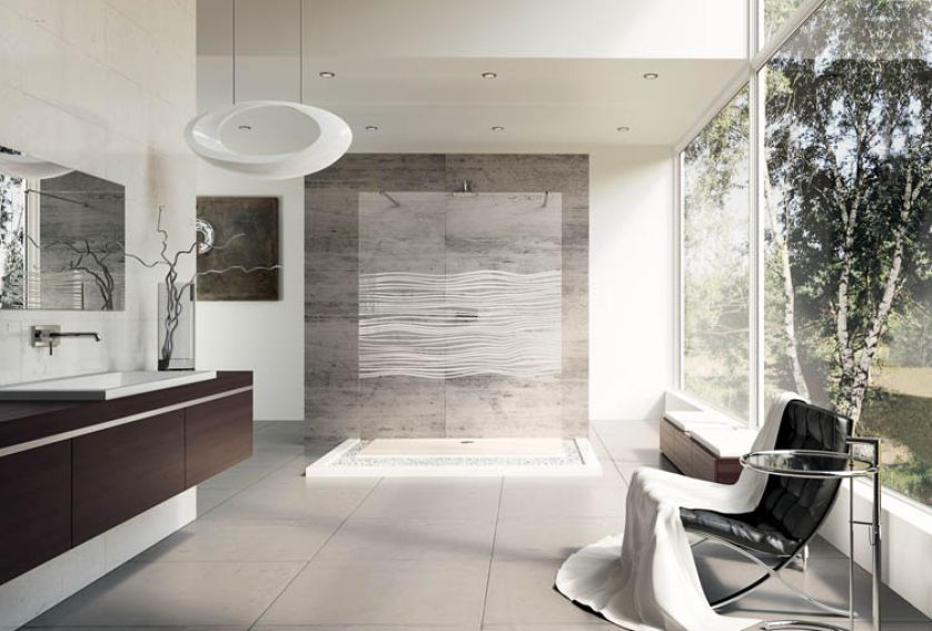 Kabina prysznicowa typu walki-in. HUPPE