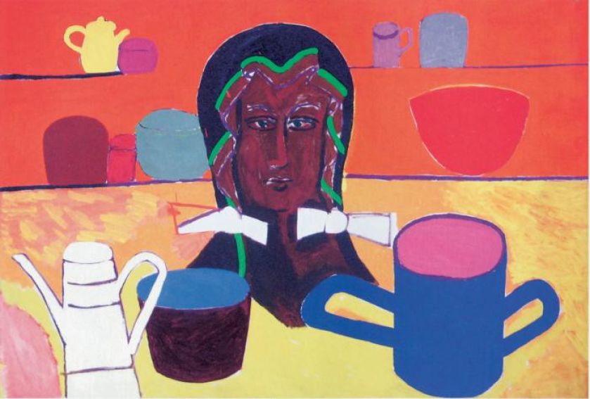 Ryszard Grzyb Matka Boska z kokardkami , 1990 r.