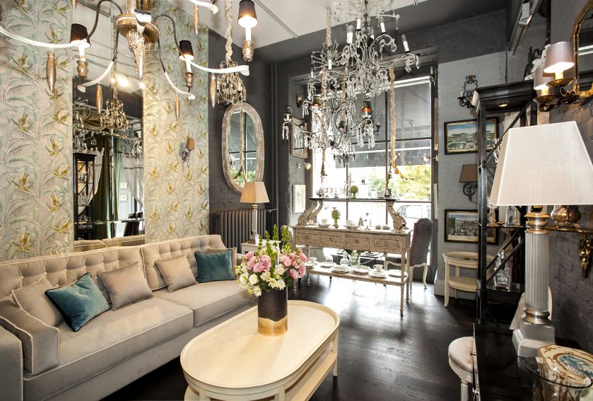 Francuski salon w kolorze