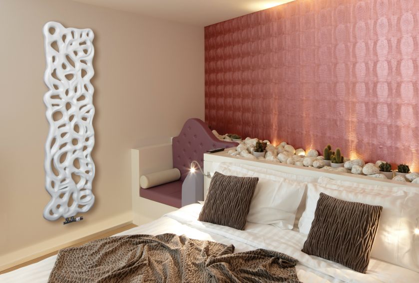 Grzejnik dekoracyjny Moon, Jaga. Produkowany jest w pięciu wersjach kolorystycznych