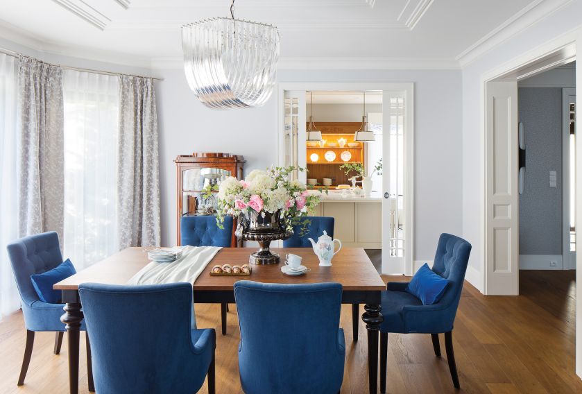 Błękit, antyki i styl hampton – wnętrza jak z amerykańskiego filmu