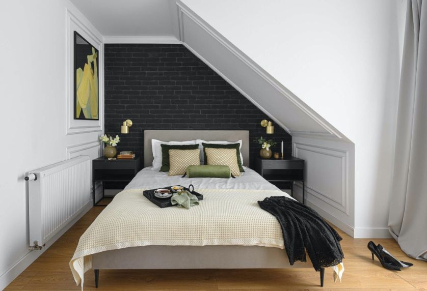 sypialnia na poddaszu