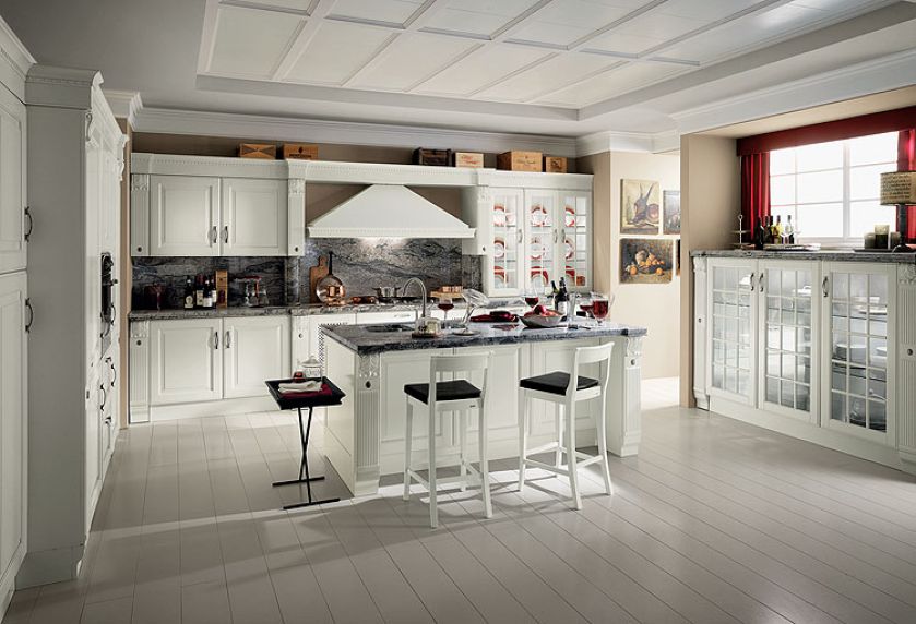 W kuchni Baltimora życie toczy się wokół wyspy. SCAVOLINI