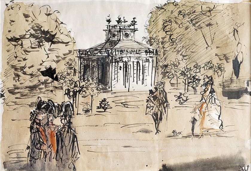 Biały Domek w Łazienkach. Antoni Uniechowski