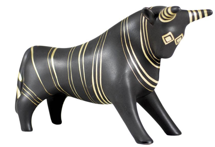 Byk, proj. W. Potacki, 1962 r. Towarzystwo z porcelany