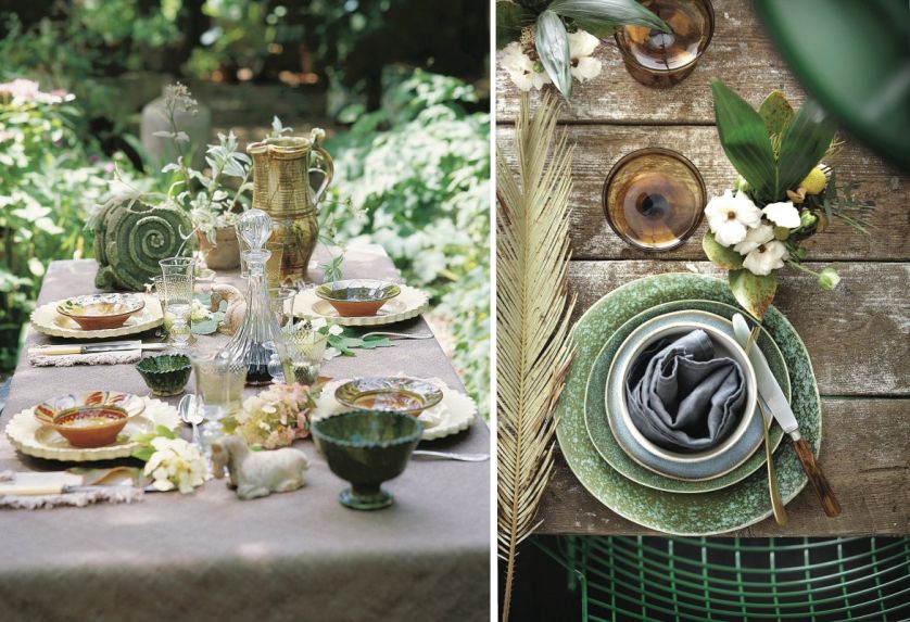dekoracja stołu ogrodowego na przyjęcie