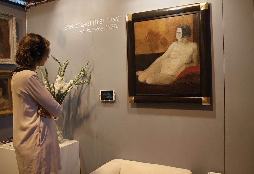 Leon de Smet Akt kobiecy , 1927 r. Obce rarytasy