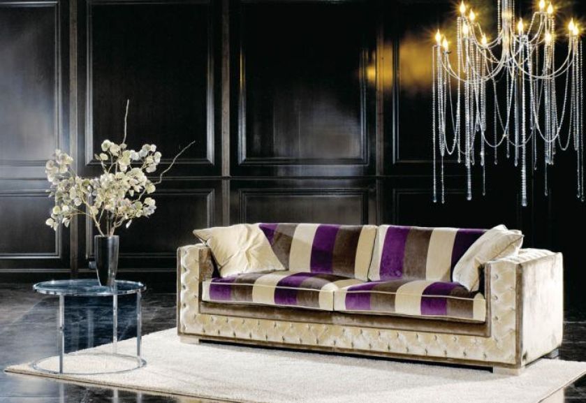 Sofa Cliff z najnowszej kolekcji Houte Style dostępna jest w wersji dwu- i trzyosobowej. EPOQUE SALOTTI