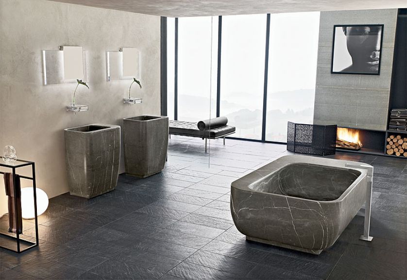 Z bloku Antalya grey – Chorus (marka Toscoquattro), projekt Claudio Nardi. Wydatek – 200 000 zł. AQUA DESIGN