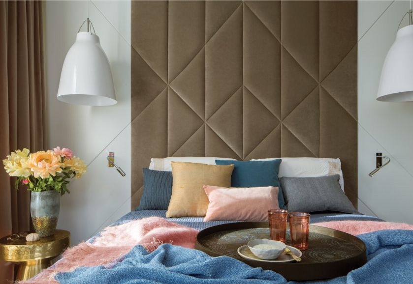 Aranżacja sypialni, w której odpoczywają zmysły