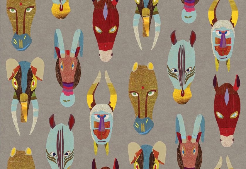 MARABOUT, kolekcja Les Dessins, 855 zł/m (szer. 140 cm), PIERRE FREY