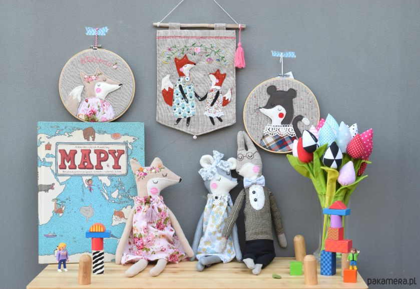 Pomysł na prezent z lnu i wełny