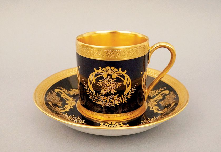 Filiżanka i spodek, Heinrich Co., Selb, lata 40. XX w., Antykwariat