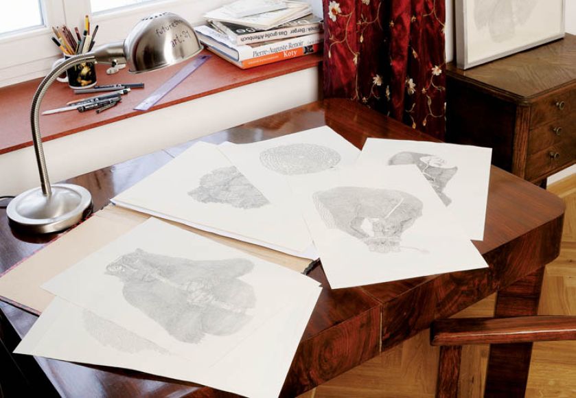 Jej prace to ukłon w stronę starej grafiki, której wokół nas coraz to mniej.