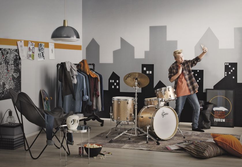 pomysł na ściany w pokoju nastolatka