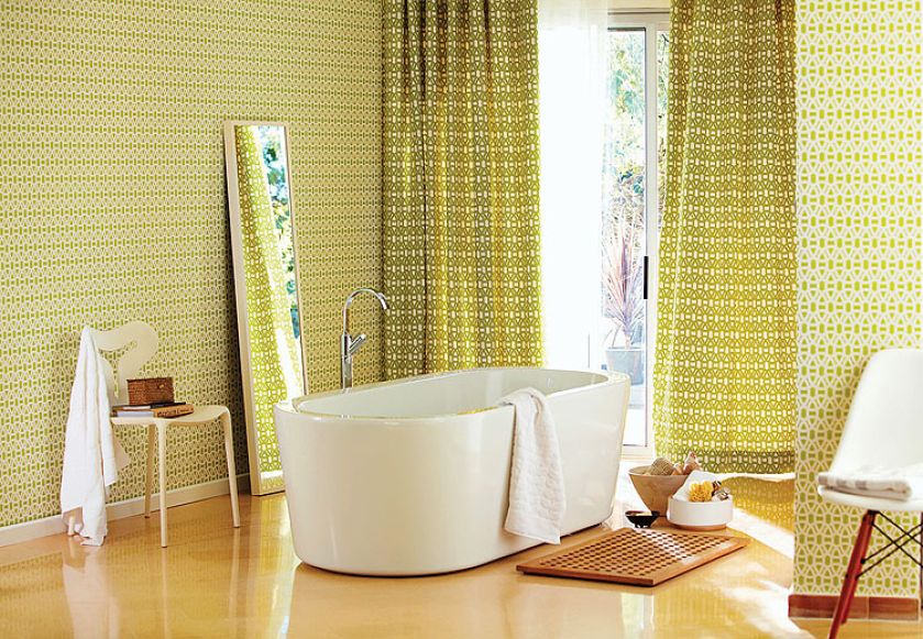 Kolekcja Melinki (marki Scion): tkanina Lace za 243 zł/m, tapeta Lace po 259 zł/rolka. MAGIC HOME