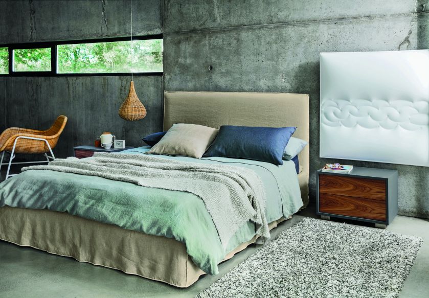 Łóżko Ghost 80 E/ Gervasoni. Sypialnia jak z filmu: 20 romantycznych inspiracji