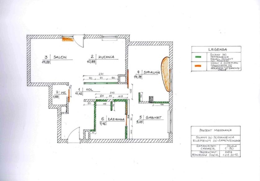 Agnieszka Sidor brała udzał w kursie projektowania wnętrz w Krakowie.